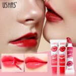 Ushas Lip Gloss peel-off 03 rosu inchis pentru buze intense si rezistenta de durata - imagine 2